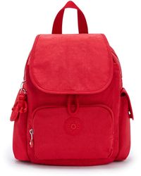 Kipling - City Pack Mini Rucksack Leichter Vielseitiger Tagesrucksack Tasche Red Rouge - Lyst