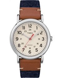 Timex - Erwachsene Analog Quarz Uhr mit Textil Armband TW2R420009J - Lyst