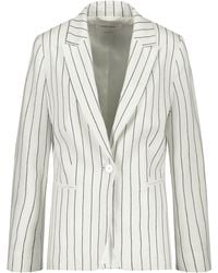 Gerry Weber - Gestreifter Blazer mit Leinenanteil Langarm - Lyst