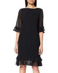 TRUTH & FABLE - Midi Chiffon-Kleid mit A-Linie - Lyst