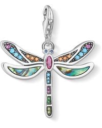 Thomas Sabo - Charm-Anhänger Libelle Charm Club 925 Sterling Silber 1757-964-7 - Lyst