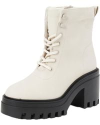 Calvin Klein - Botines de media caña Mujer Chunky Heeled Zip con tacón - Lyst