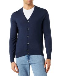 Hackett - Gmd Merino Silk Cardi Cardigan Sweater - Lyst