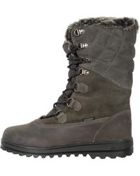Mountain Warehouse - Vostock Womens Snow Boots - Waterproof, Sturdy Grip, Leather, Textile Upper, Thermal, High Traction - Great - Lyst