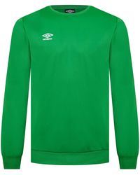 Umbro - S Classic Es Play Sweater Jumper Long Sleeve Top Tw Emerald L - Lyst