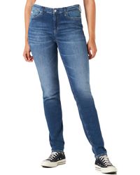 Calvin Klein - Jeans Mid Rise Skinny Pantaloni - Lyst