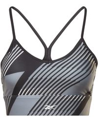 Reebok - Workout Ready Train All Over Print Sport-BH - Lyst