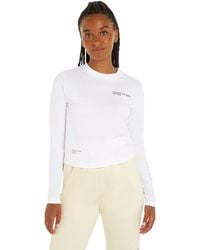 Calvin Klein - Langarmshirt Multi Placement Basic - Lyst