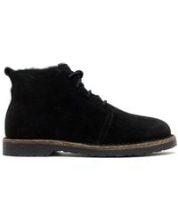 Birkenstock - Uppsala Chukka Shearling Black Black 6 - Lyst