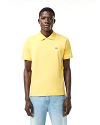 Lacoste - S Polo Shirt Yellow M - Lyst