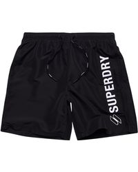 Superdry Standard Code Applque 19inch Swim Short - Black