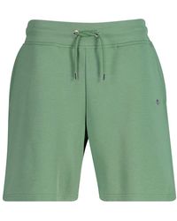 GANT - REG Shield Sweat Shorts - Lyst