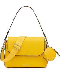 Calvin Klein - Millie 2 In 1 Flap Shoulder Bag & Crossbody - Lyst
