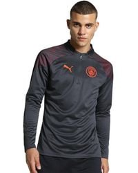 PUMA - Maillot d'entrainement chester City FC 1/4 Zip s - Lyst