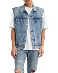 Levi's - Relaxed Trucker Chaleco Vaquero - Lyst