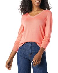 Amazon Essentials - Classic-fit Lightweight Long-sleeve V-neck Sweater - Lyst
