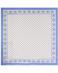 Liu Jo - LIU JO Foulard con logo 120 x 120 cm Non definito 73936 BLU BONNET - Lyst
