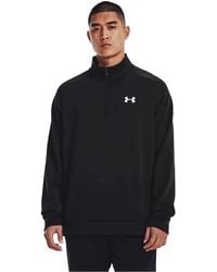 Under Armour - Armour Fleece 1/2 Zip T-shirt - Lyst