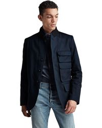 G-Star RAW - Stacked Pocket Constructed Blazer Voor - Lyst