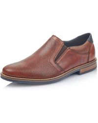 Rieker - Moore s Formal Slip On Shoes Tan 41 - Lyst