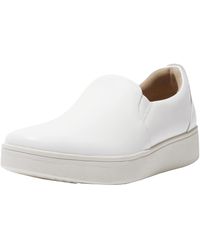 Fitflop - Rally Leather Slip On Skate Sneakers - Lyst