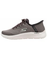 Skechers - S Slip Ins: Go Walk Flex New World Brown 9 Uk - Lyst