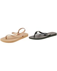 Havaianas - , , Flash Urban, Beach Sandals, Rose Gold, 7.5/8 Uk Adult's Flip Flops, Black - Lyst