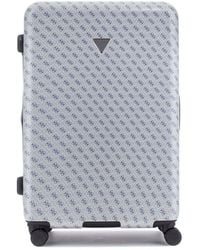 Guess - Valise Jesco 28 in 8-Wheeler Exp. Slate Logo Gris Clair - Lyst
