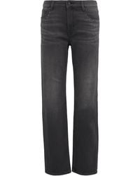 S.oliver - Jeans Karolin/Regular Fit/Mid Rise/Straight Leg/mit Schmucksteinen dunkelgrau 36/32 - Lyst