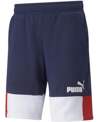 PUMA - Korte Broek Merk Model Ess + Block Shorts 10" Tr - Lyst