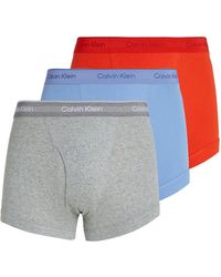 Calvin Klein - Uomo Pantaloncini Boxer Confezione da 3 con Fascia con Logo - Lyst