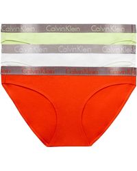 Calvin Klein - 3Pk 61E Bikini Style Unterwäsche - Lyst