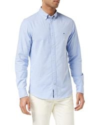 Tommy Hilfiger - Slim Fit - Embroidered Logo - Organic Cotton - Blue - Lyst