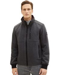 Tom Tailor - 1037324 Casual Blouson Jacke mit Abnehmbarer Kapuze im Kragen - Lyst