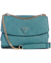 Guess - Borsa HWPG93 Cresidia tracolla donna verde - Lyst