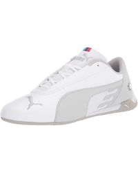 PUMA Leather Bmw Motorsport Casual Mid Men's High Top Sneajkers in