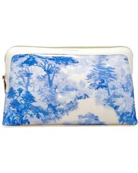 Ted Baker - Rexii Romantic Printed Large Washbag Toiletry Cosmetic Bag In White - Lyst
