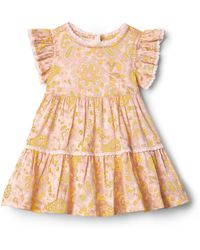 Amazon Essentials - X Sofia Grainge Vestido de algodón con encaje y volantes Niña - Lyst