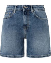 Pepe Jeans - Skinny Short Hw Shorts - Lyst