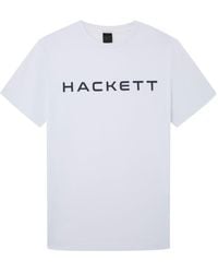 Hackett - Hackett Essential Short Sleeve T-shirt L - Lyst