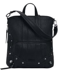 Desigual - Zaino per il tempo libero Pretoria Embro Patch Mini Backpack Black nero - Lyst