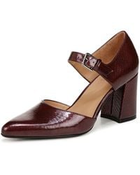 Naturalizer - S Pixie Pointed Toe Ankle Strap High Heel Cranberry Patent 9.5 M - Lyst