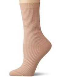 Falke Socken Shiny Rib - Baumwollmischung, 1 Paar, Rosa (Misty Rose 8667), Größe: 39-42 - Pink