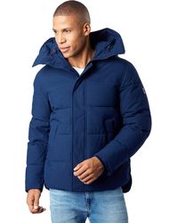 heavy canvas down padded jacket