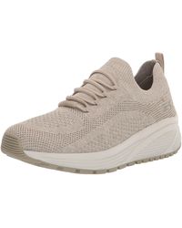 Skechers - S Slip Ins: Bobs Sport Squad Chaos Trainers Taupe 3.5 - Lyst