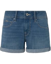 Pepe Jeans - Relaxed Short Mw Shorts Mujer - Lyst