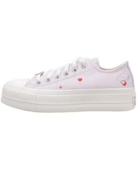 Converse - Scarpe Chuck Taylor all Star Lift Platform Y2K Heart Ox Tg 38 cod A09115C - Lyst