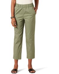 Amazon Essentials - Stretch Cotton Pull-on Mid-rise Relaxed-fit Ankle-length Trousers - Lyst