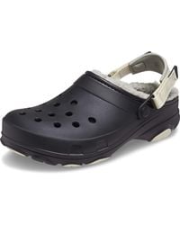 Crocs™ - All-terrain Lined Clog Black Size 11 Uk - Lyst