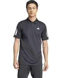 adidas - Club Tennis 3-Stripes Polo Shirt - Lyst